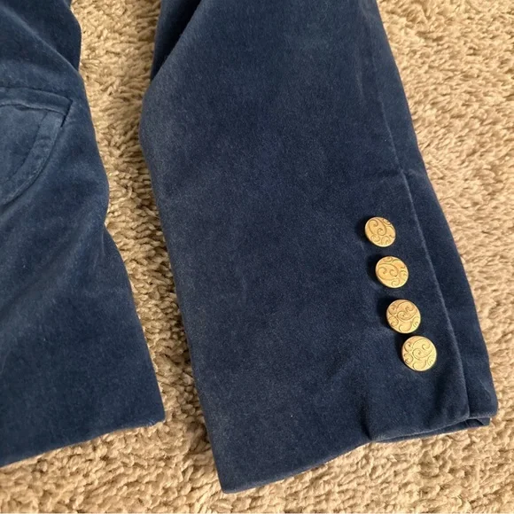 Vintage Old Nazy Womens Navy Blue Button up Blazer. Medium - Picture 4 of 6